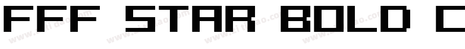 FFF Star Bold Condensed字体转换